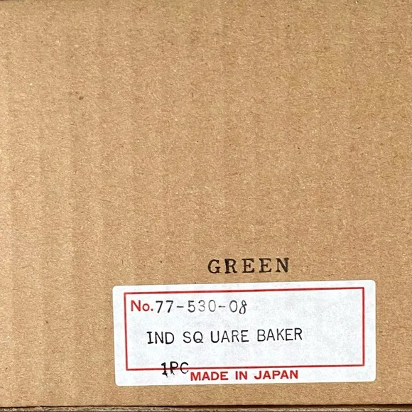 VINTAGE LINDT STYMEIST RSO BRIGHTS SMALL SQUARE COVERED BAKER GREEN, NEW IN BOX - Picture 9 of 9